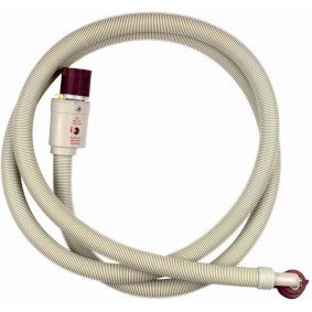 Inlet Hose with Water Block 3/4'' Straight - 3/4'' Angled 90 C 1.50 m