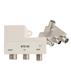 RTD 03 CATV push on adapter FM-TV-DATA