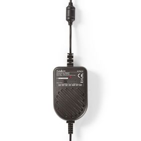 Universal AC Power Adapter | 36 W | 0 - 12 V DC | 1.20 m | 5.0 A | 7 plug(s) | Black