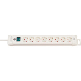 Extension Socket Premium-Line 8-Way 3.00 m White - Protective Contact