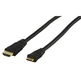 HIGH-SPEED-HDMI AUF HDMI mini ANSCHLUSSKABEL (VERGOLDET) - CABLE-555G/1.5