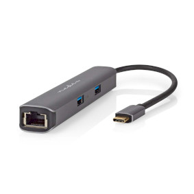 USB Multi-Port Adapter | USB 3.2 Gen 1 | USB-CT Male | HDMIT Output / RJ45 Female / 2x USB-A Female