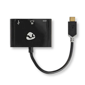 USB Adapter | USB 3.2 Gen 1 | USB-CT Male | HDMIT Output / USB-A Female / USB-CT Female | 5 Gbps | 0