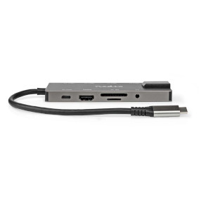 USB Adapter | USB 3.2 Gen 1 | USB-CT Female | HDMIT Output / RJ45 Female / SD / 2x USB-CT / 3.5 mm F
