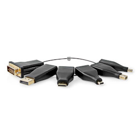 HDMIT Adapter | DisplayPort Male / DVI-D 24+1-Pin Male / HDMIT Micro Connector / HDMIT Mini Connecto