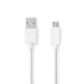 USB Cable | USB 2.0 | USB-A Male | USB-CT Male | 60 W | 480 Mbps | Nickel Plated | 2.00 m | Round |