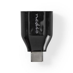 USB Adapter | USB 3.2 Gen 1 | USB-CT Male | USB-A Female | 5 Gbps | Nickel Plated | Black | Box