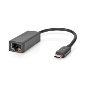 USB Network Adapter | USB 3.2 Gen 1 | 2.5 Gbps | USB-CT Male | RJ45 Female | 0.20 m | Round | Nickel