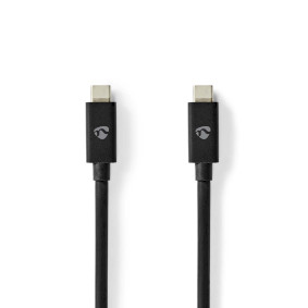 USB Cable | USB 4.0 Gen 2x2 | USB-CT Male | USB-CT Male | 240 W | 8K@60Hz | 20 Gbps | Nickel Plated