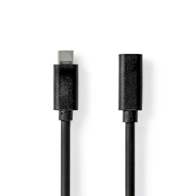 USB Cable | USB 3.2 Gen 1 | USB-CT Male | USB-CT Female | 60 W | 4K@60Hz | 5 Gbps | Nickel Plated |