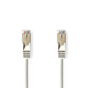 CAT5e Cable | SF/UTP | RJ45 Male | RJ45 Male | 7.50 m | Round | PVC | Grey | Polybag