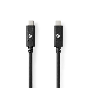 USB Cable | USB 3.2 Gen 2 | USB-CT Male | USB-CT Male | 100 W | 4K@60Hz | 10 Gbps | Nickel Plated |