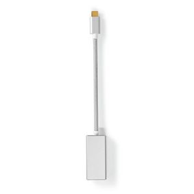 USB Adapter | USB 3.2 Gen 1 | USB-CT Male | Mini DisplayPort Female | 0.20 m | Round | Gold Plated |