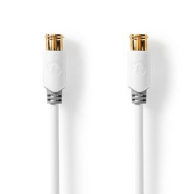 F Quick - F Quick Cables | F Male Quick | F Male Quick | Gold Plated | 75 Ohm | Double Shielded | 5.