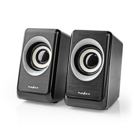 PC Speaker | 2.0 | 18 W | 3.5 mm Male | USB Powered | Volume control | Connection output