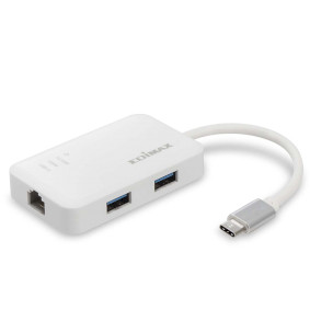 Edimax EU-4308 laptop dock/port replicator USB 3.2 Gen 1 (3.1 Gen 1) Type-C White