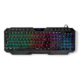 Wired Gaming Keyboard | USB Type-A | Membrane Keys | LED | AZERTY | FR Layout | USB Powered | Power