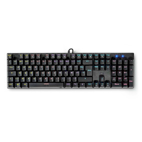 Wired Gaming Keyboard | USB Type-A | Mechanical Keys | LED | AZERTY | FR Layout | USB Powered | Powe