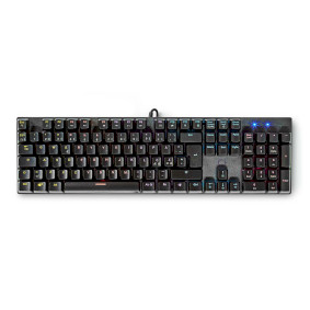 Wired Gaming Keyboard | USB Type-A | Mechanical Keys | LED | QWERTY | ND Layout | USB Powered | Powe
