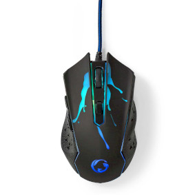 Gaming Mouse | Wired | 1200 / 1800 / 2400 / 3600 dpi | Adjustable DPI | Number of buttons: 6 | Progr