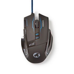 Gaming Mouse | Wired | 800 / 1600 / 2400 / 4000 dpi | Adjustable DPI | Number of buttons: 8 | Progra
