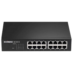 Edimax GS-1016 V2 network switch Managed Gigabit Ethernet (10/100/1000) Black