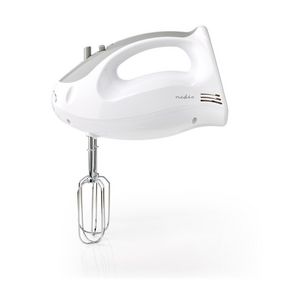 Hand Mixer | 200 W | 5-Speed Setting | Turbo function | 2 Beaters / 2 Dough Hooks | Grey / White