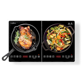 Induction Cooker | Cooking zones: 2 | 3500 W | Overheating protection | Black | Timer | Turbo action