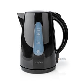 Electric Kettle | 1.7 l | Plastic | Black | Rotatable 360 degrees | Concealed heating element | Stri