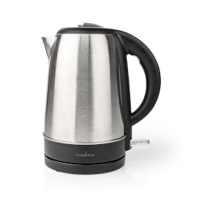 Electric Kettle | 1.7 l | Stainless Steel | Aluminium / Black | Rotatable 360 degrees | Concealed he