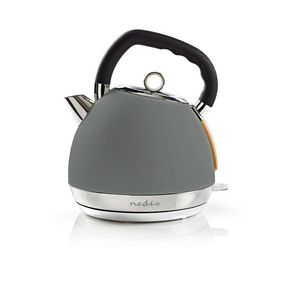 Electric Kettle | 1.8 l | Soft-Touch | Grey | Rotatable 360 degrees | Concealed heating element | St