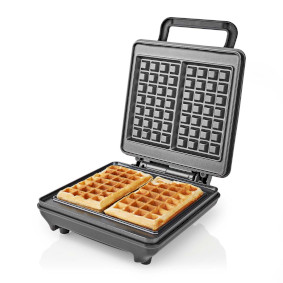 Waffle Maker | Belgian waffles | 22 x 12.5 cm | 1200 W | Automatic temperature control | ABS / Alumi