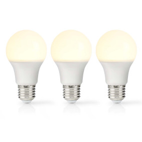 LED-Lamp E27 / A60 / 8.0 W / 806 lm / 2700 K / Warm Wit / Retrostijl / Frosted / 3 Stuks