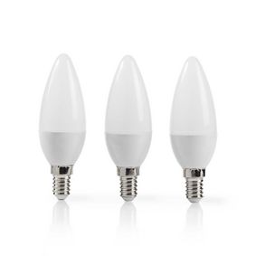 LED Bulb E14 | Candle | 5.8 W | 470 lm | 2700 K | Warm White | Frosted | 3 pcs