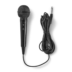 Wired Microphone | Cardioid | Fixed Cable | 5.00 m | 80 Hz - 12 kHz | 600 Ohm | -75 dB | On/Off swit