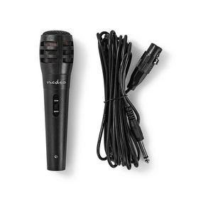 Wired Microphone | Cardioid | Detachable Cable | 5.00 m | 80 Hz - 12 kHz | 600 Ohm | -75 dB | On/Off
