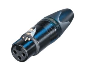 XLR cable socket 3 N/A XX Soldering Connection Black