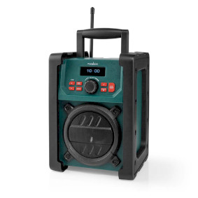 DAB+ Radio | Jobsite Radio | DAB+ / FM | 2.2 " | Black White Screen | Battery Powered / Mains Powere