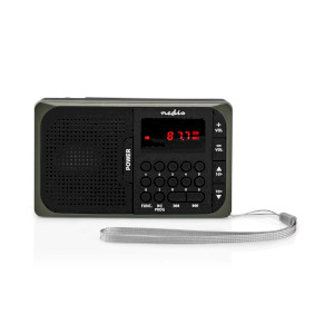 FM Radio | Portable Design | FM | Battery Powered / Mains Powered | Digital | 3.6 W | Screen size: 2