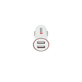 Car Charger 2-Outputs 2.0 A USB White