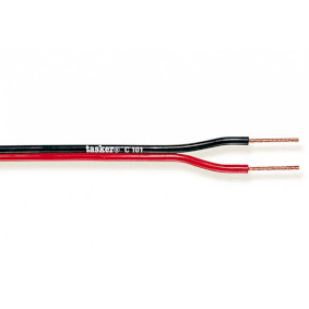 Speaker Cable on Reel 2x 0.35 mm 100 m Black/Red