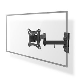 Full Motion TV Wall Mount | 13 - 27 " | Maximum supported screen weight: 15 kg | Tiltable | Rotatabl