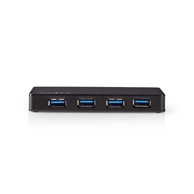 USB Hub | USB-A Male | 4x USB A Female | 4 port(s) | USB 3.2 Gen 1 | Mains Powered / USB Powered | 4