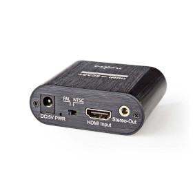 HDMIT Converter | HDMIT Input | SCART Female | 1-way | 480i | 18 Gbps | Metal | Anthracite
