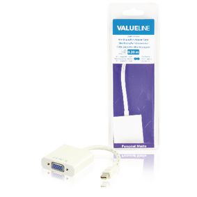 Mini DisplayPort Cable Mini DisplayPort Male - VGA Female 0.20 m White