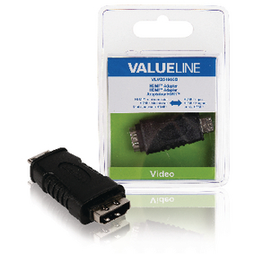 High Speed HDMI with Ethernet Adapter HDMI Mini Male - HDMI Female Black