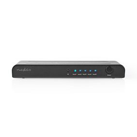 HDMIT Switch | 5 port(s) | 5x HDMIT Input | 1x HDMIT Output | 4K@60Hz | 18 Gbps | Remote controlled