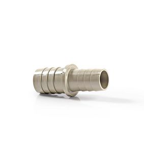 Extension Piece with 2 Hose Clips | 19 mm | 22 mm | Grey / Metal