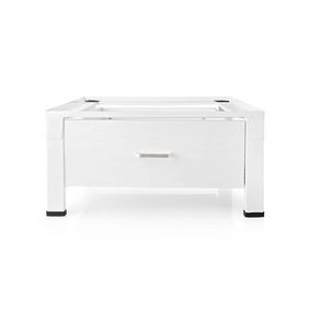 Stand for Washing Machine & Dryer | Drawer | 150 kg | White