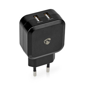 Wall Charger | Quick charge feature | 2x 2.4 A | Number of outputs: 2 | 2x USB-A | No Cable Included